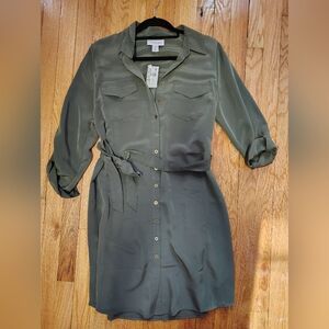 Motherhood Olive Long Sleeve Dress